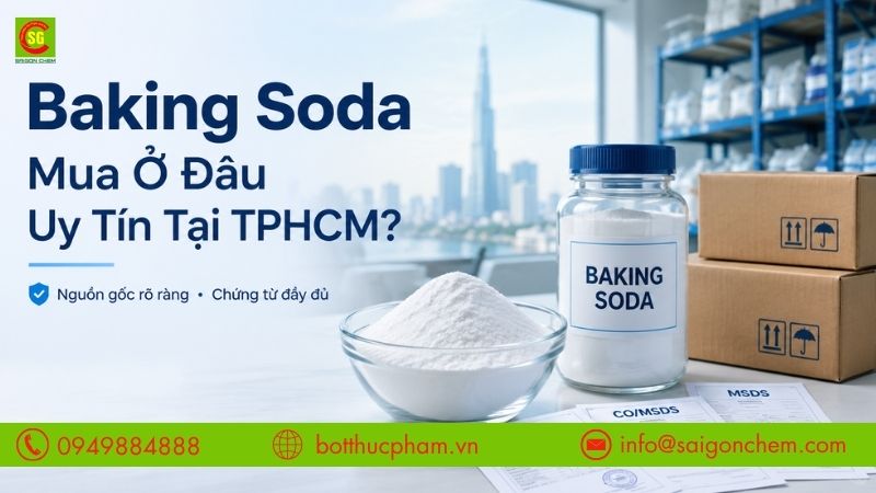 Baking Soda Mua Ở Đâu Uy Tín Tại TPHCM?